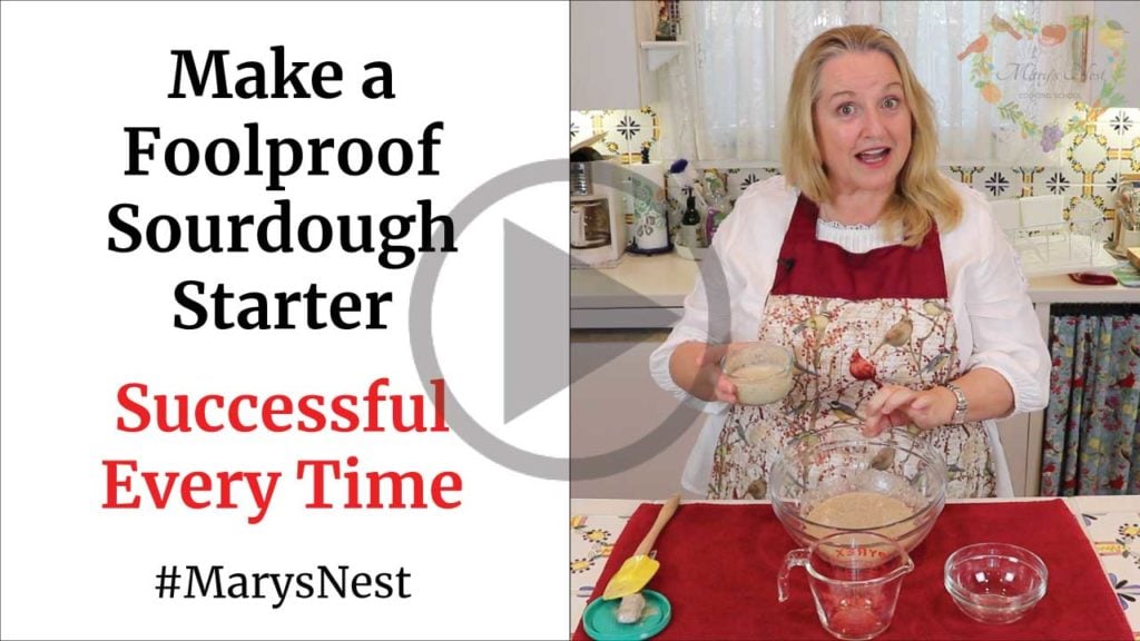 https://marysnest.com/wp-content/uploads/2018/08/Foolproof-Sourdough-Starter-YouTube-1024x576.jpg