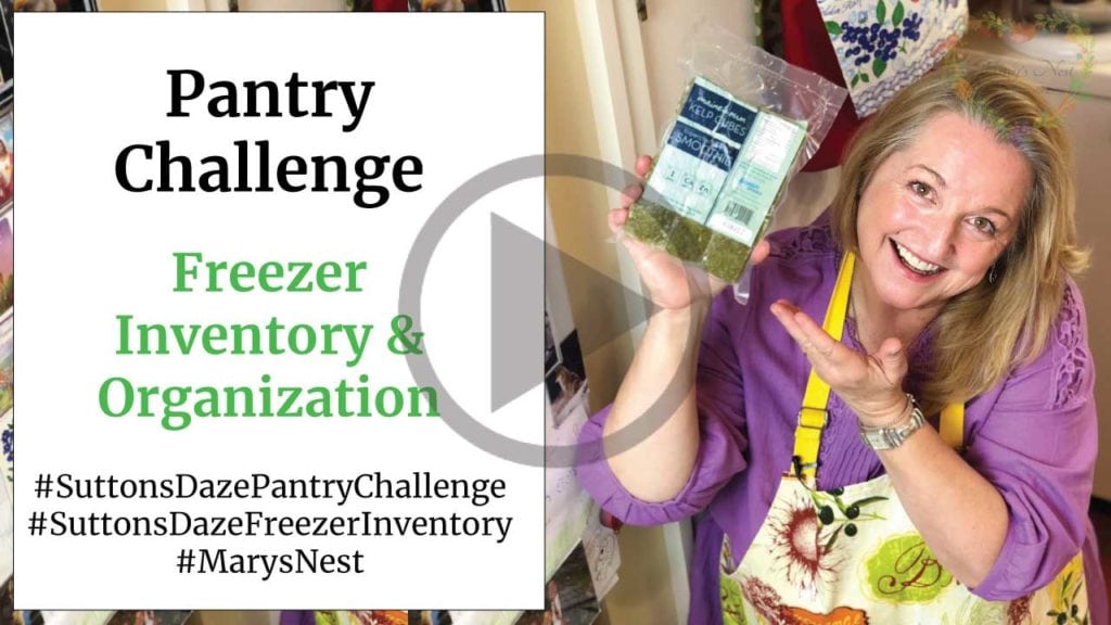 Pantry Challenge: Freezer Inventory and Organization