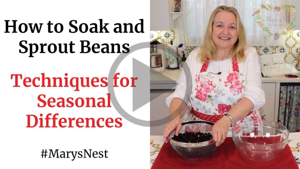 How to Soak and Sprout Beans YouTube video