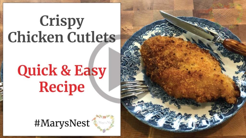 Chicken cutlet recipe video