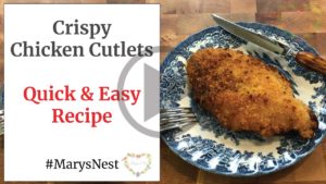 Easy Crispy Chicken Cutlets Recipe Video