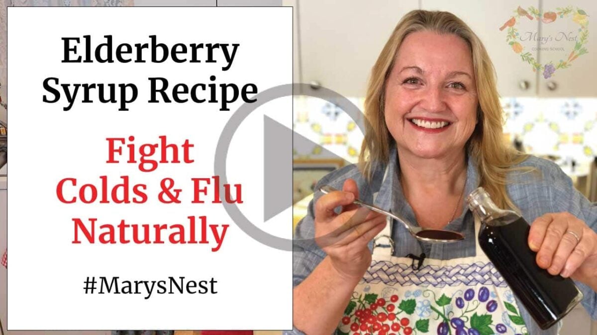 Elderberry Syrup Recipe Fight Colds and Flu Naturally Mary's Nest