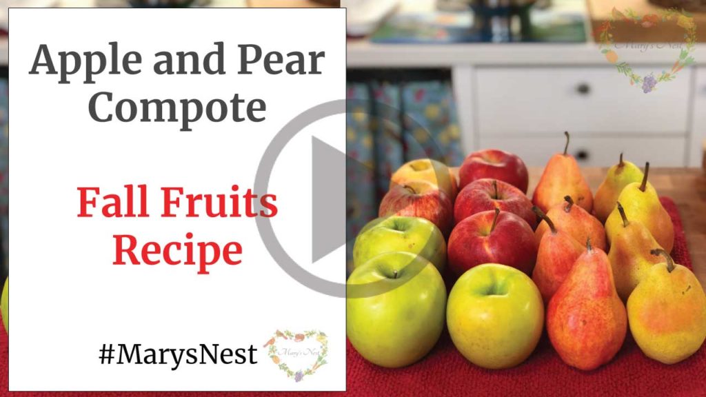 Apple and Pear Fruit Compote Recipe Video