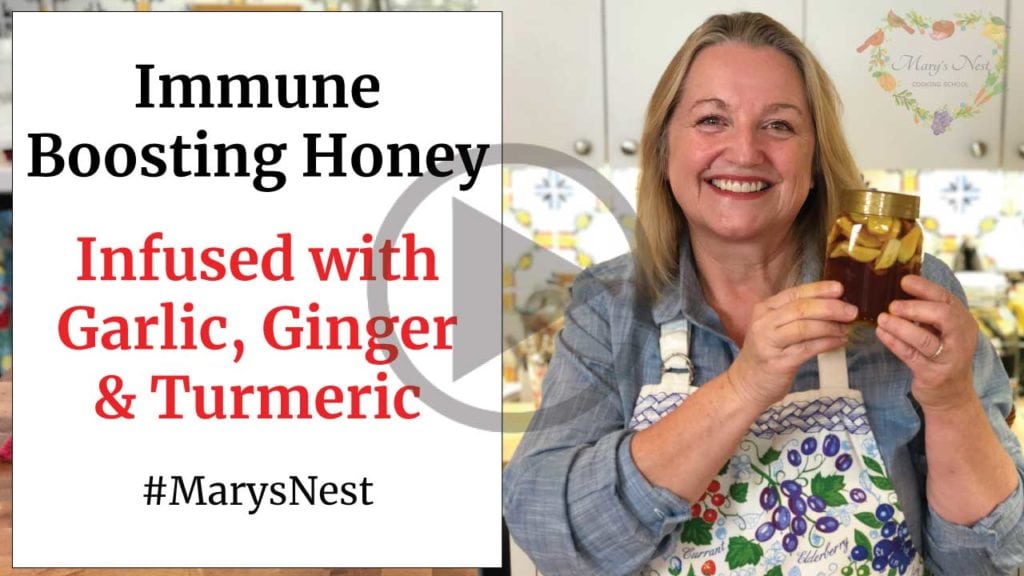 Immune Boosting Honey - Infused with Garlic, Ginger, and Turmeric Video