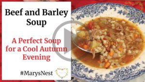 Beef and Barley Soup Recipe Video