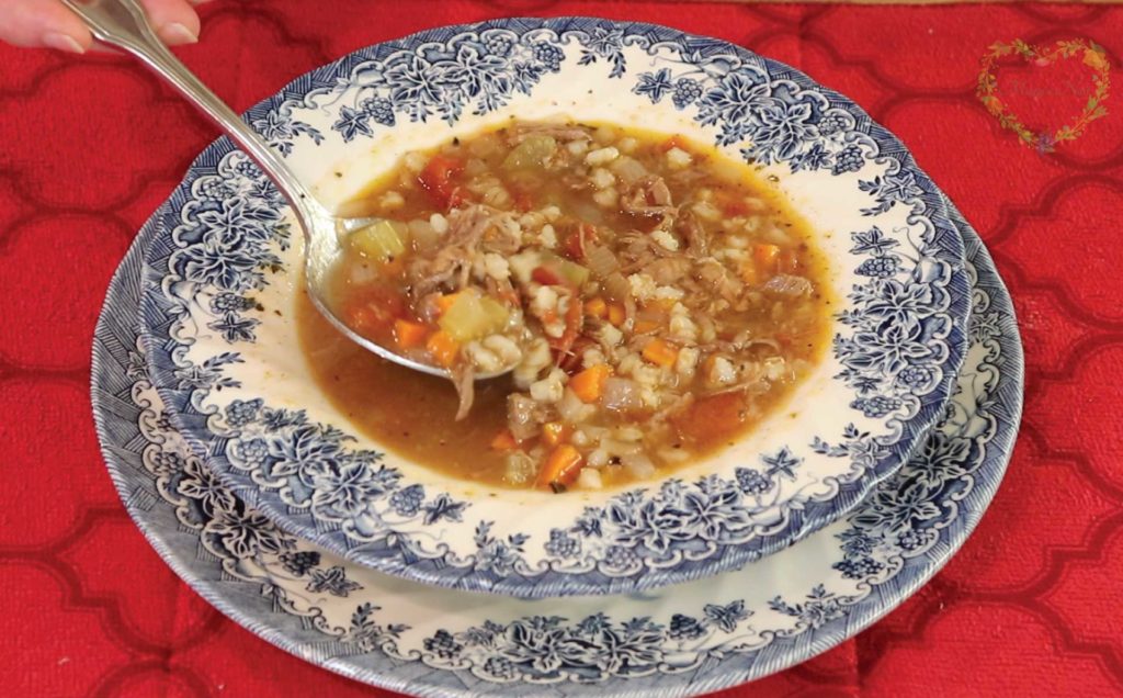 Marys Nest Beef and Barley Soup Recipe