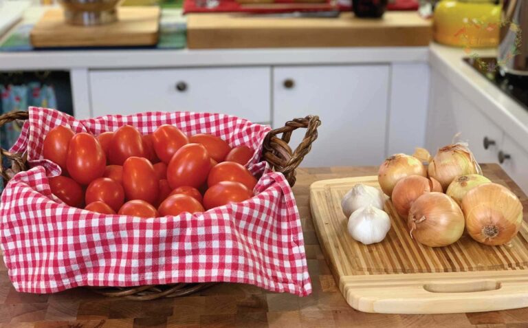 Homemade Tomato Sauce using a Food Mill - Mary's Nest
