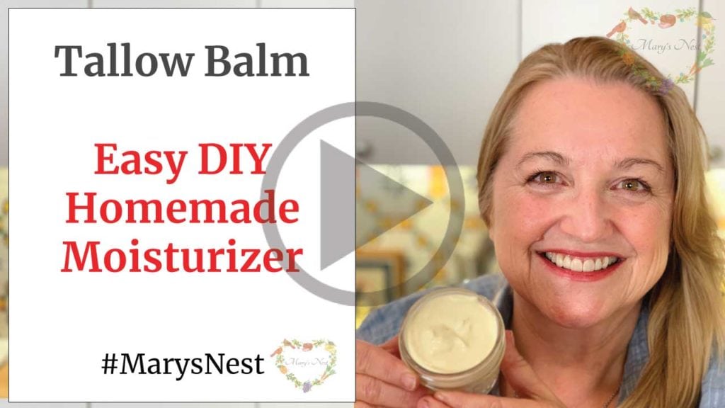 Tallow Balm Easy DIY Homemade Moisturizer Recipe Video