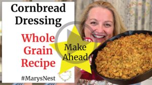 Cornbread Dressing Whole Grain Recipe Video