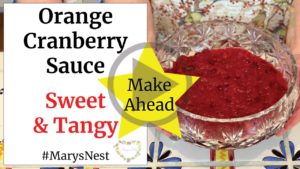 Orange Cranberry Sauce Recipe Video
