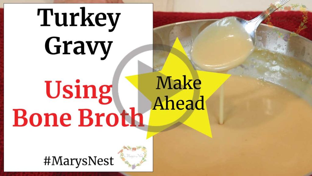 Make Ahead Turkey Gravy Recipe Video
