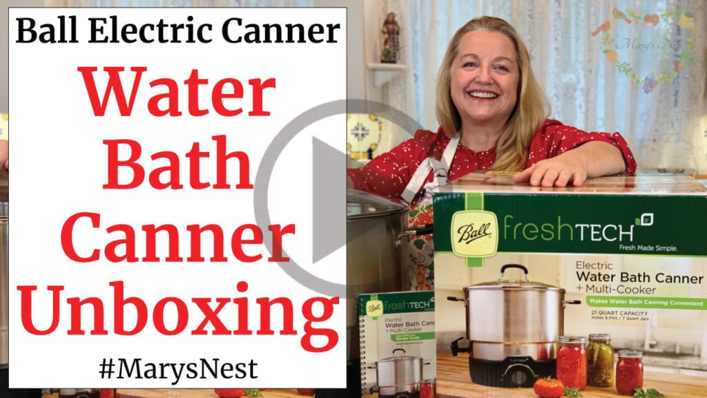 Ball Electric Water Bath Canner Unboxing Video