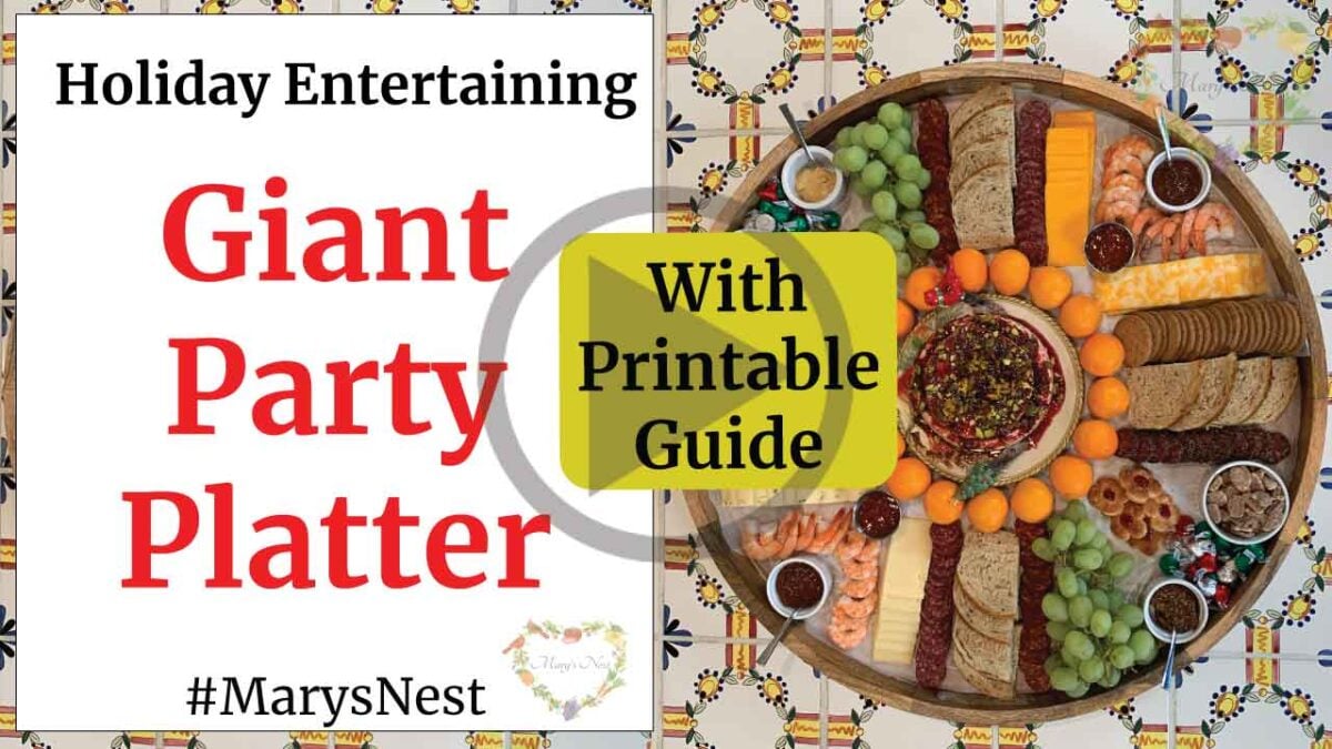 Giant Party Platter For Holiday Entertaining Video