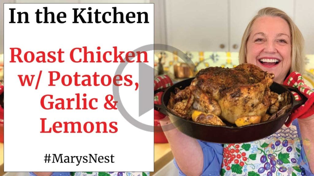 Roast Chicken with Potatoes, Garlic, and Lemons - Easy Roast Chicken Recipe Video