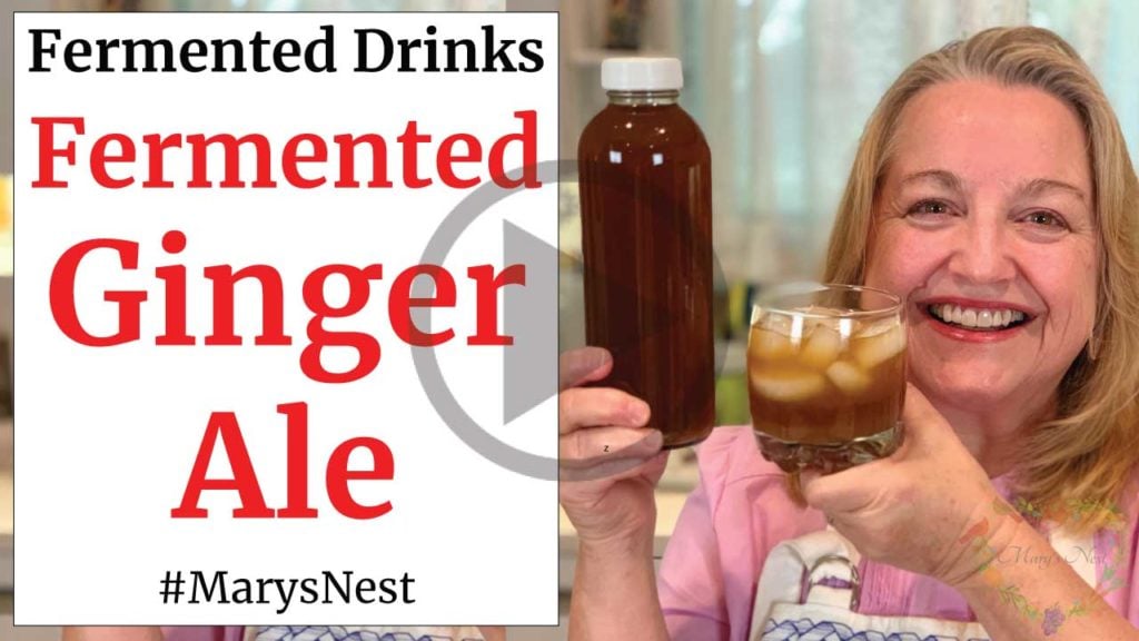 Homemade Fermented Ginger Ale Recipe Video