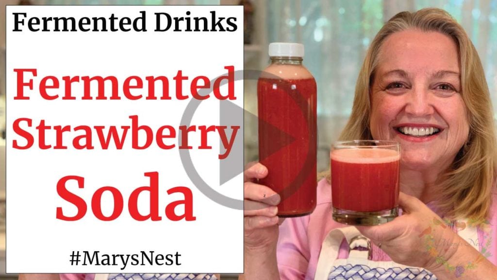 Homemade Fermented Strawberry Soda Recipe Video