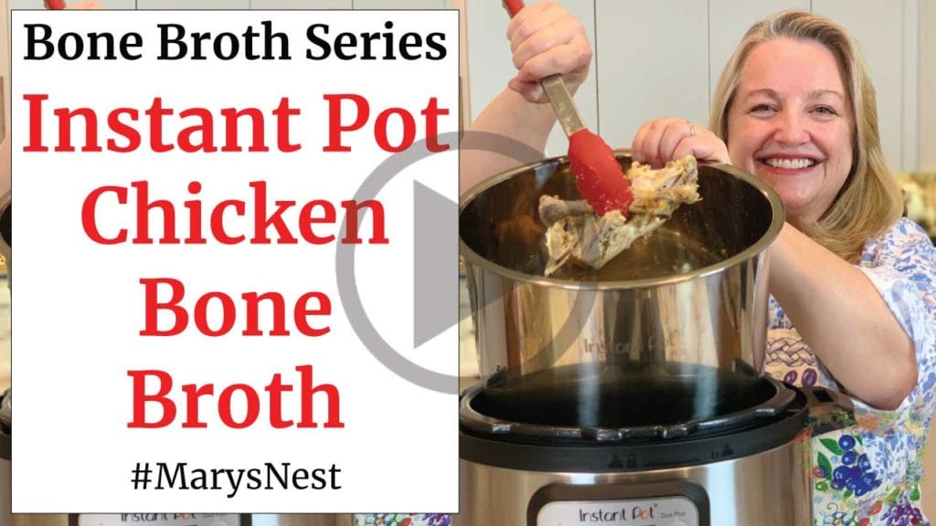 Instant Pot Chicken Bone Broth Recipe Video