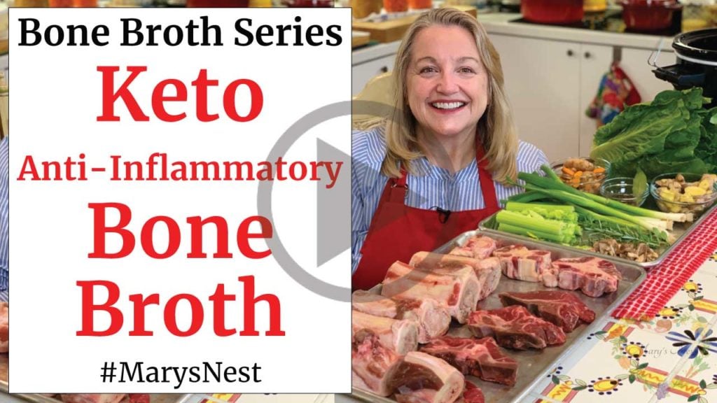 How to Make Keto Bone Broth with Anti-Inflammatory Herbs and Spices Video