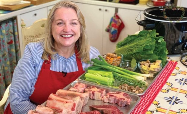 How to Make Keto Bone Broth with Anti-Inflammatory Herbs and Spices (Video)
