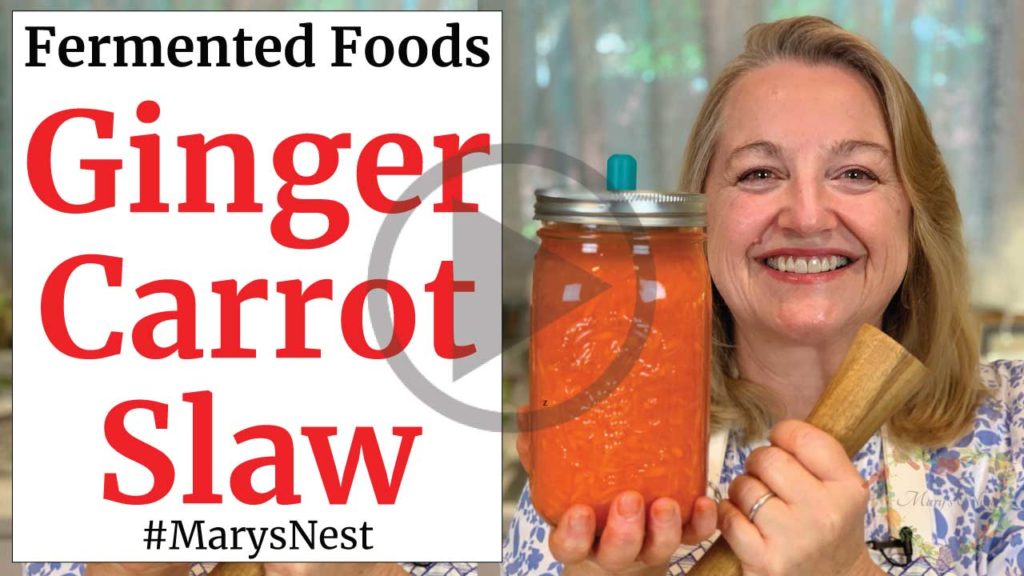 Gut Healthy Ginger Carrot Slaw Recipe Video