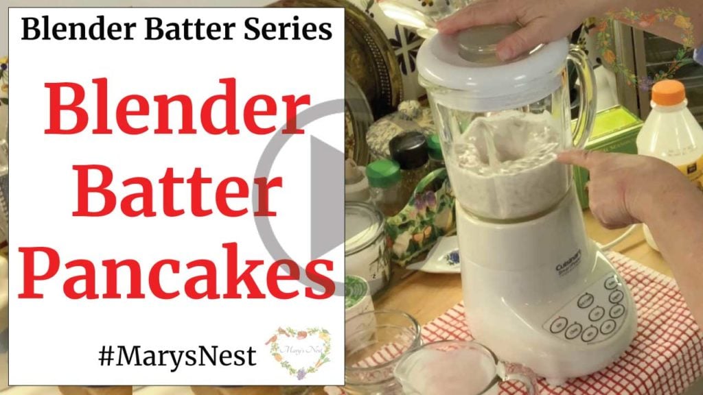 Whole Grain Blender Batter Pancake Recipe - No Grain Mill Required video