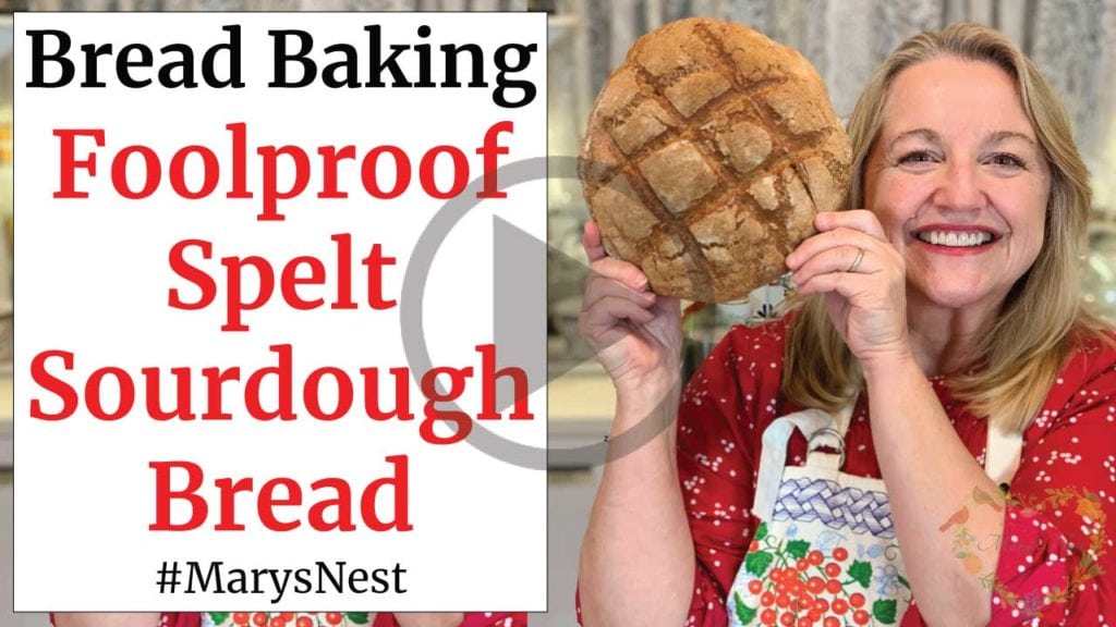 Foolproof Spelt Sourdough Bread Recipe Video