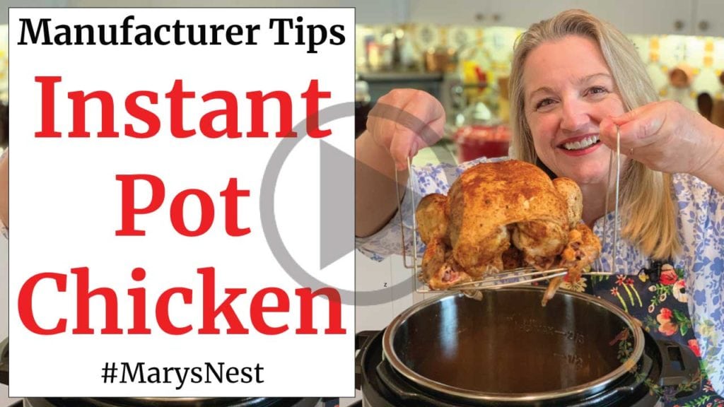 Instant pot whole online chicken video