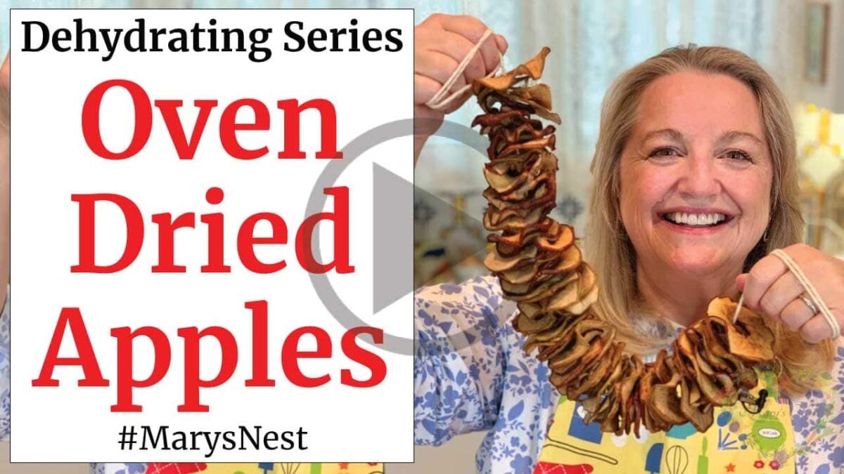 How to Dry Apples in the Oven Mary's Nest