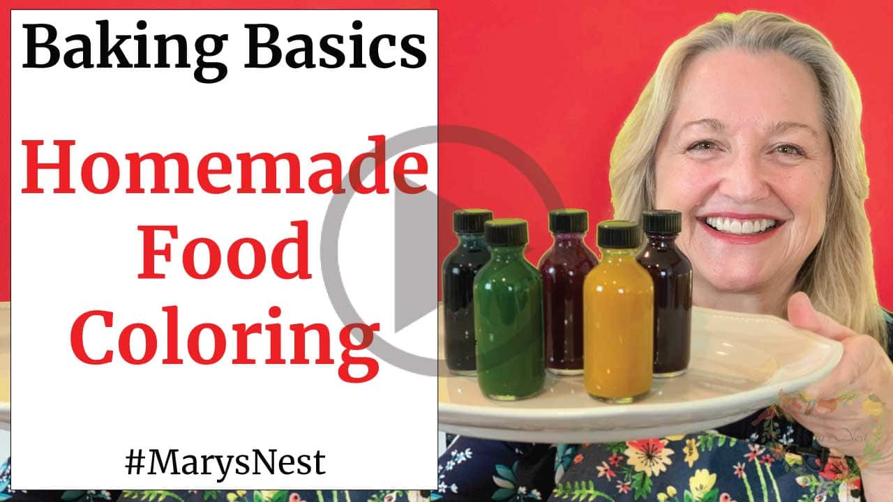 How to Make Natural Food Coloring Mary's Nest
