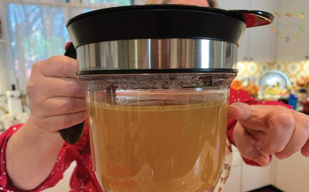 Instant Pot Turkey Bone Broth That Gels Every Time Mary's Nest