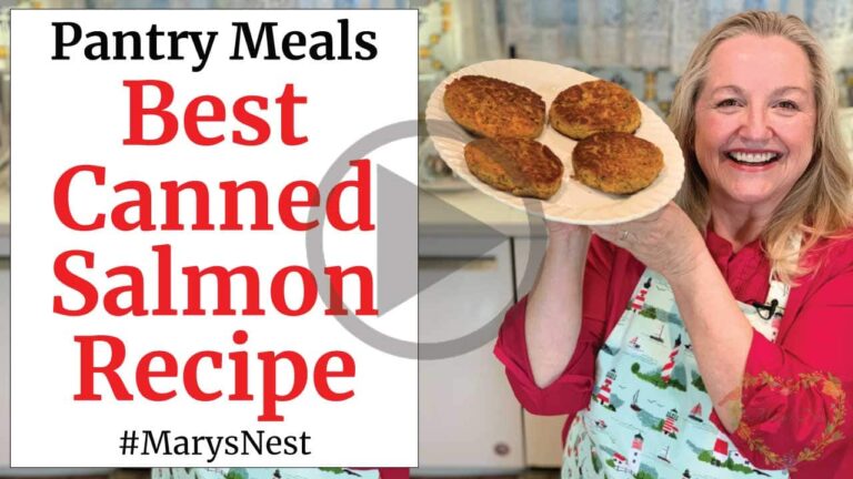 How to Make Salmon Patties with Canned Salmon - Mary's Nest