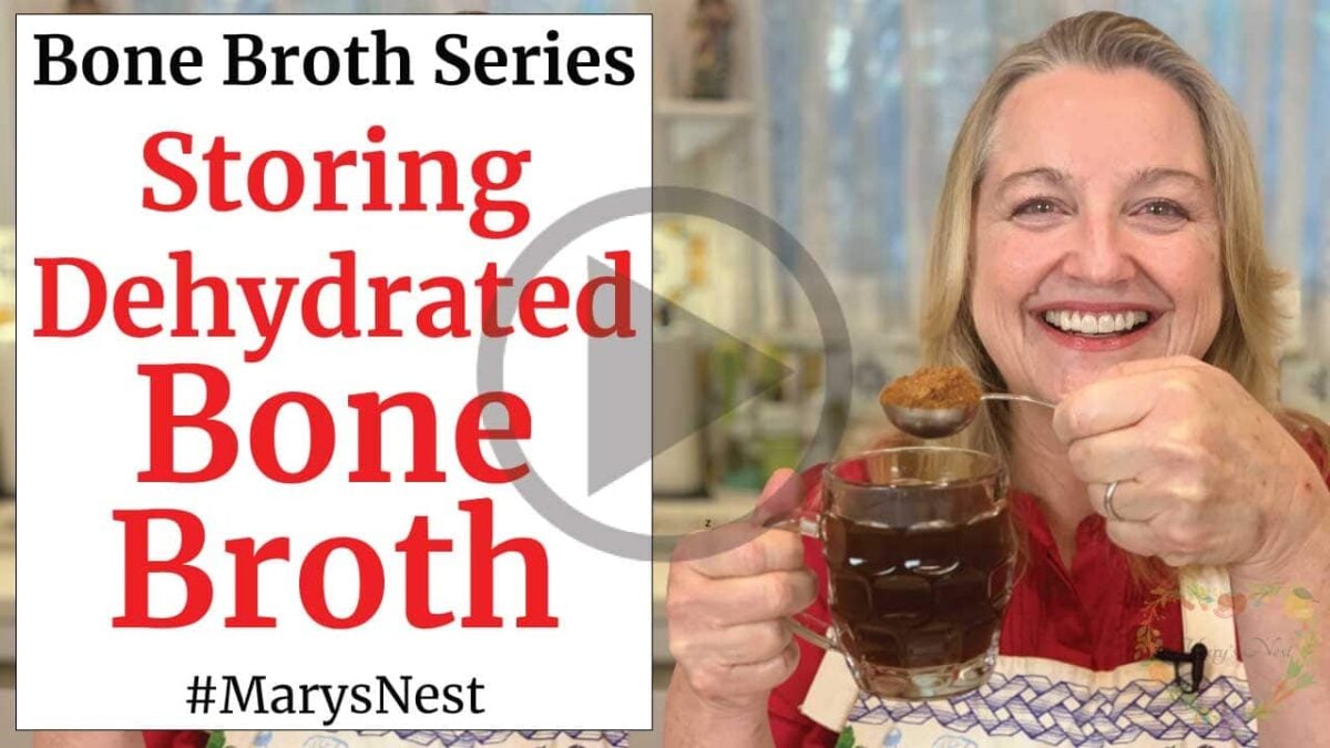 How to Dehydrate Bone Broth and Store Beef Bouillon Powder Mary's Nest