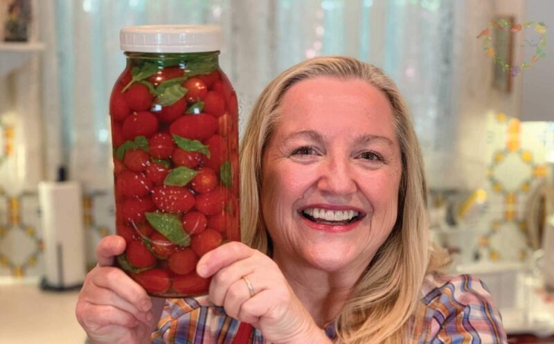 Fermented Tomatoes Recipe – Fermented Cherry Tomatoes with Basil