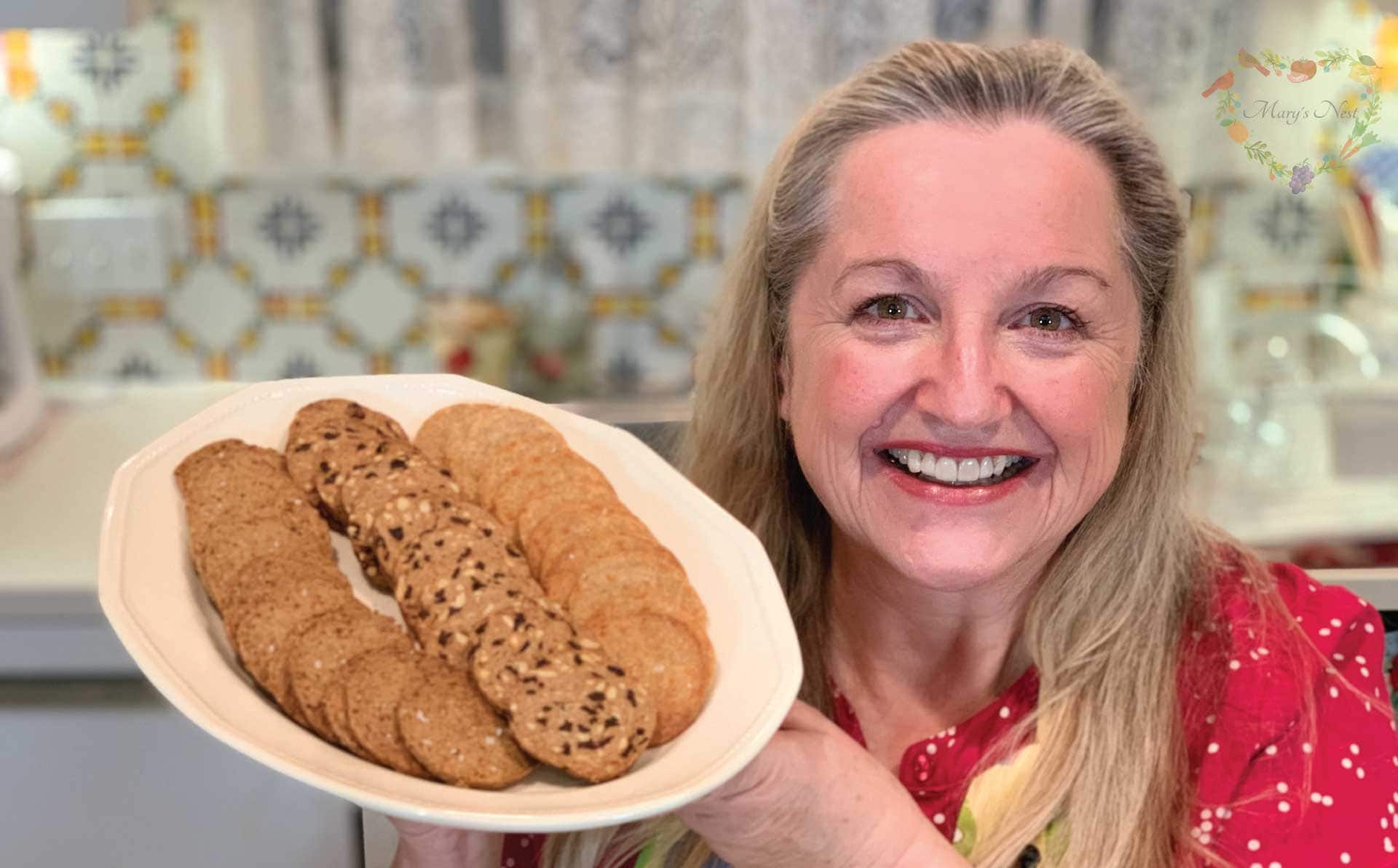 How to Make Easy Slice and Bake Healthy Crackers - Mary's Nest