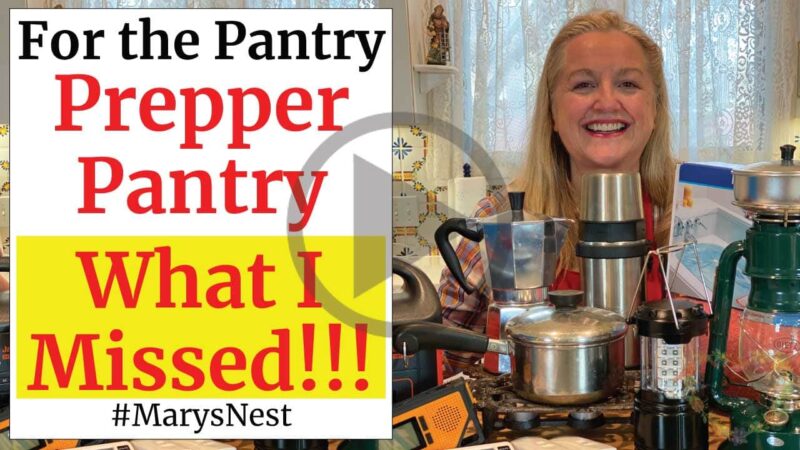 How To Fill Prepper Pantry Holes After The Texas Storm - Mary's Nest