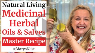 How To Make Medicinal Herbal Oils And Herbal Salves - Mary's Nest