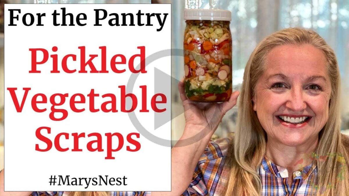 How to Quick Pickle Vegetable Scraps for a No Waste Kitchen - Mary's Nest