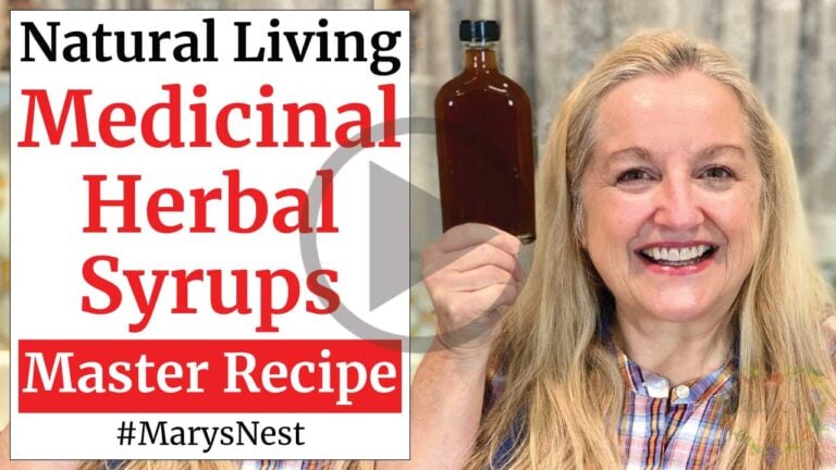 How to Make Medicinal Herbal Syrups Using Any Herb - Mary's Nest