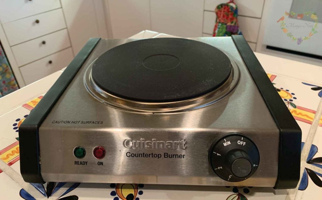 Cusinart cast iron single burner counter top CB-30