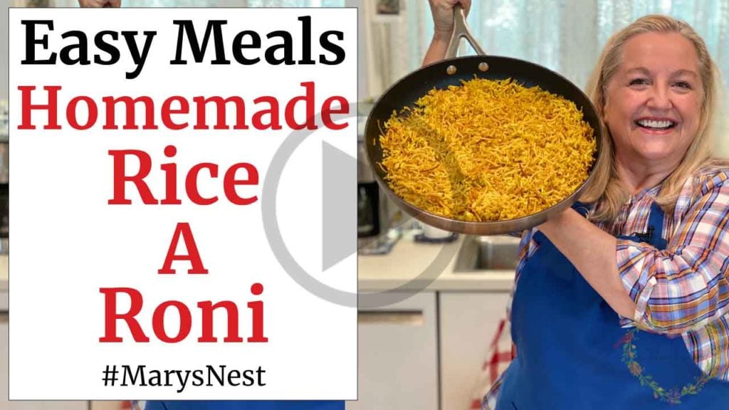 How to Make Homemade RiceARoni Mary's Nest