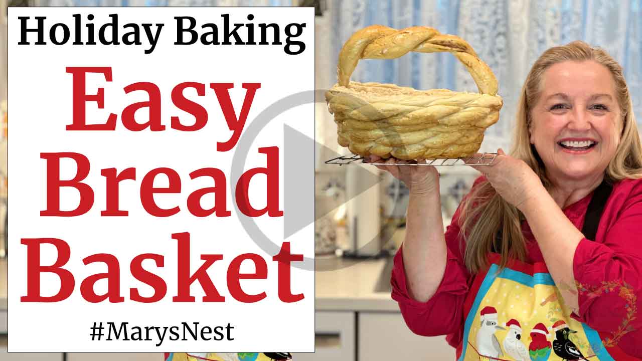 How to Make an Edible Bread Basket - The Easy Way! - Mary's Nest