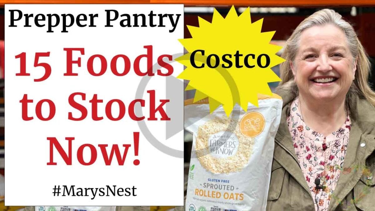 Top 15 Prepper Pantry Items You Need to Buy NOW at Costco - Mary's Nest