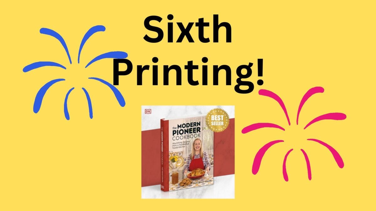 Modern Pioneer Cookbook Sixth Printing